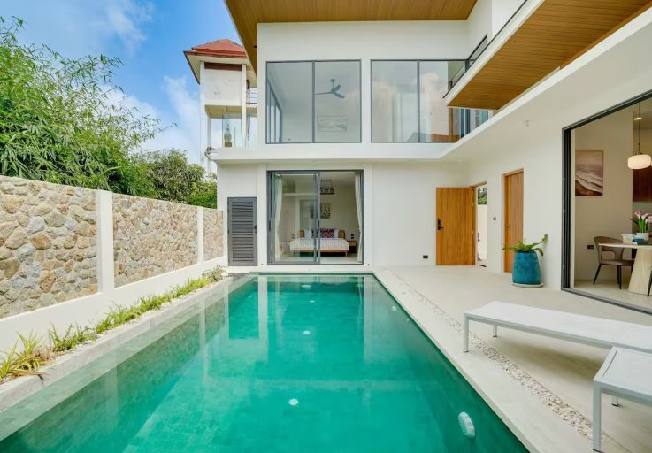 Luxury 4-Bed Villas with Partial Sea Views in Bangrak