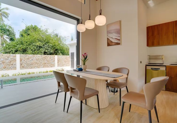 Luxury 4-Bed Villas with Partial Sea Views in Bangrak