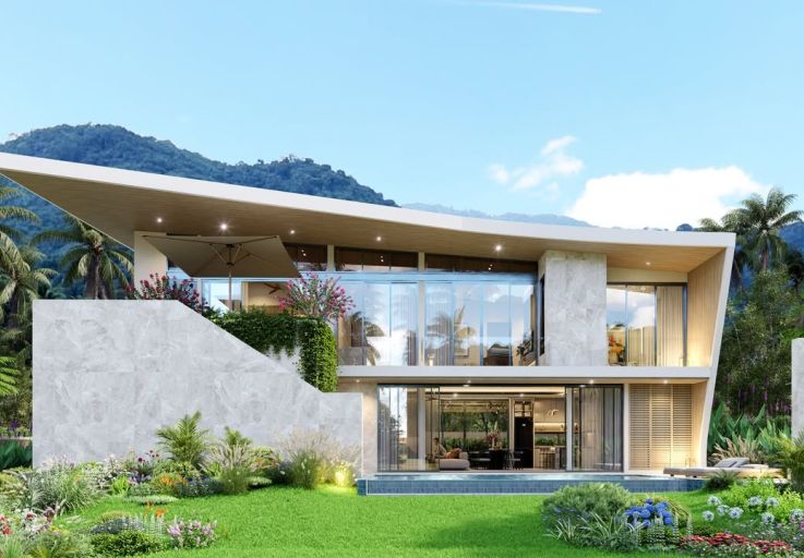 Stylish 3 Bed Luxury Pool Villas for Sale in Lamai