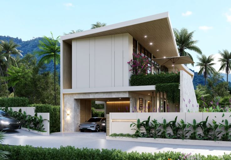 Stylish 3 Bed Luxury Pool Villas for Sale in Lamai