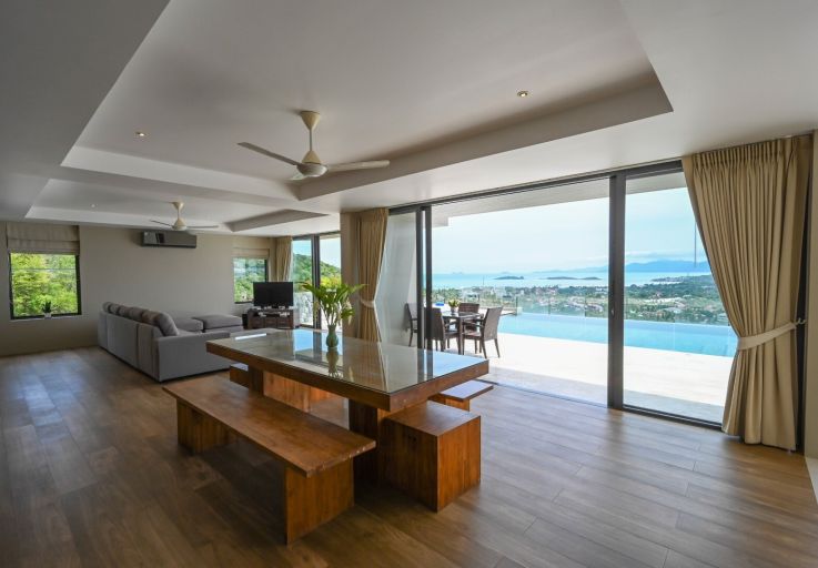 Luxury 6 Bedroom Private Sea View Villa in Plai Laem