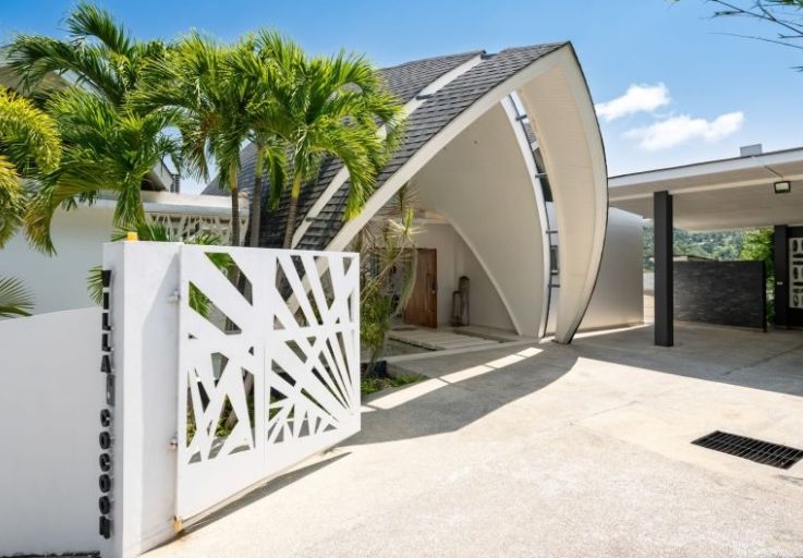 Architectural 5 Bed Sea View Villa in Chaweng Noi