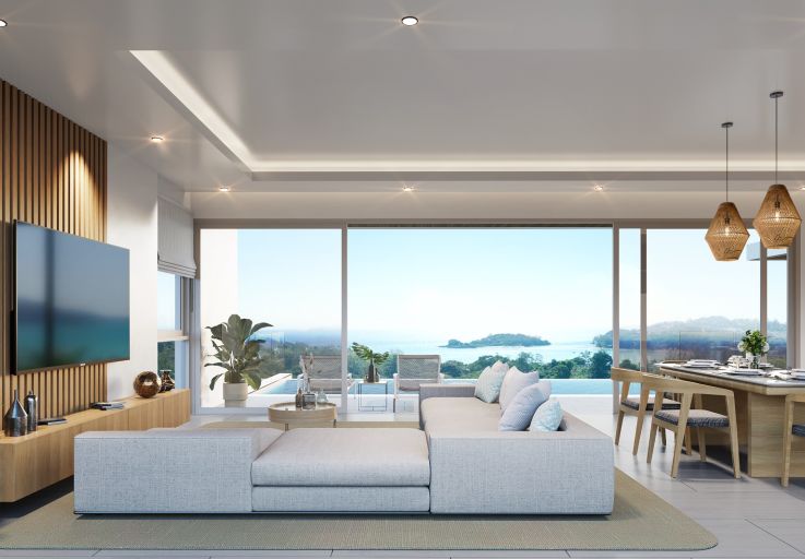 Sleek 4 Bed Luxury Sea View Villa in Choeng Mon