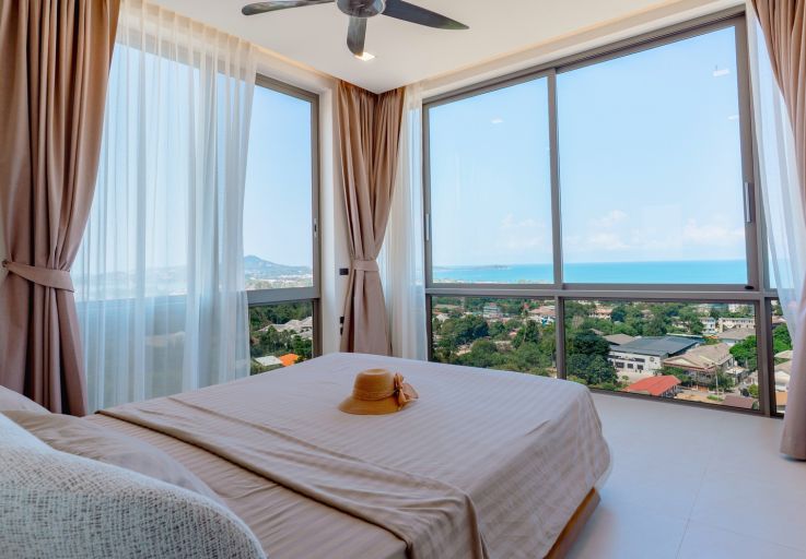Modern 4 Bed Luxury Sea View Villa in Chaweng