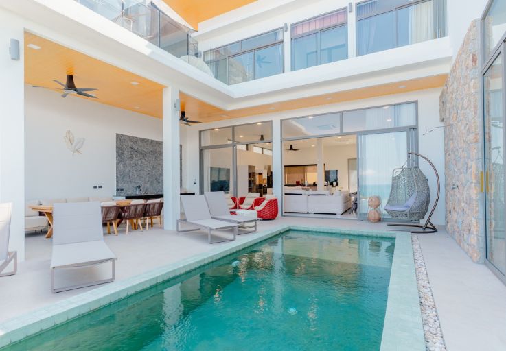 Modern 4 Bed Luxury Sea View Villa in Chaweng