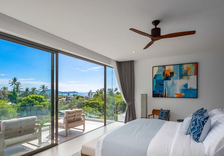 Stylish 3-4 Bed Sea View Pool Villas in Chaweng Noi