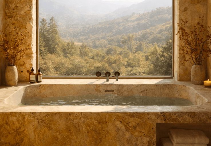 Zen Style 4 Bed Pool Villa with Waterfall in Ban Tai