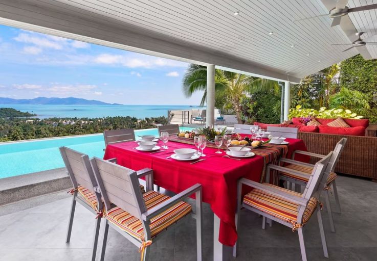 Dual Villa 8 Bed Sea View Investment Villas in Bophut