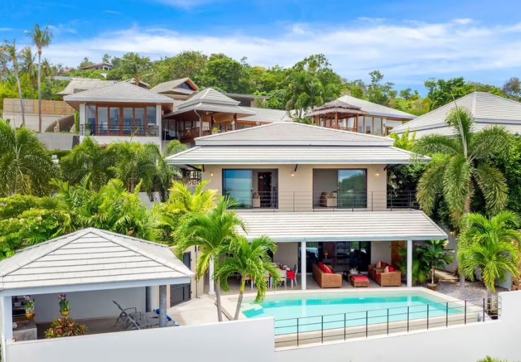Dual Villa 8 Bed Sea View Investment Villas in Bophut