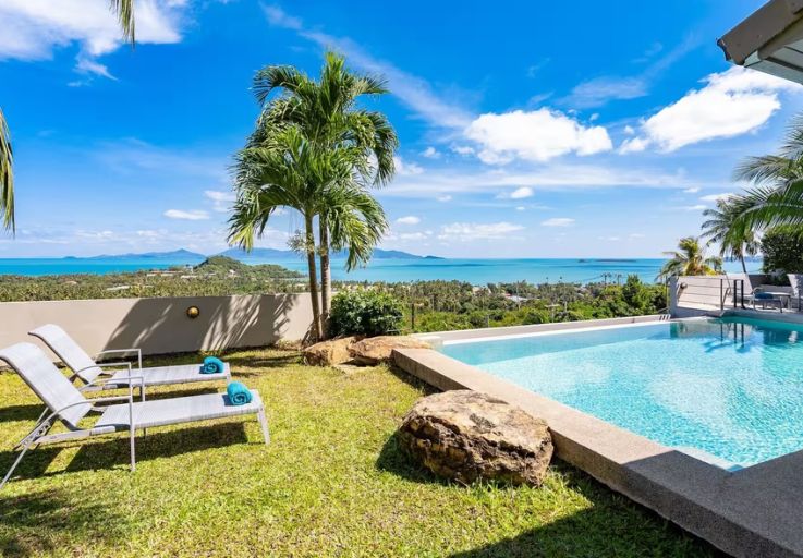 Dual Villa 8 Bed Sea View Investment Villas in Bophut